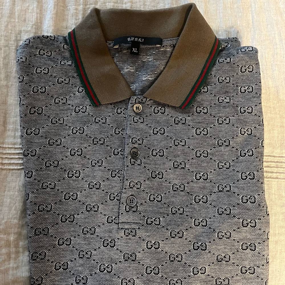 Men Gucci polo shirt